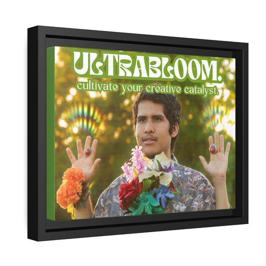 Canvas: ULTRABLOOM, Matte Black Frame